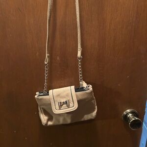 Candie's Tan Crossbody Bag with Chain Strap